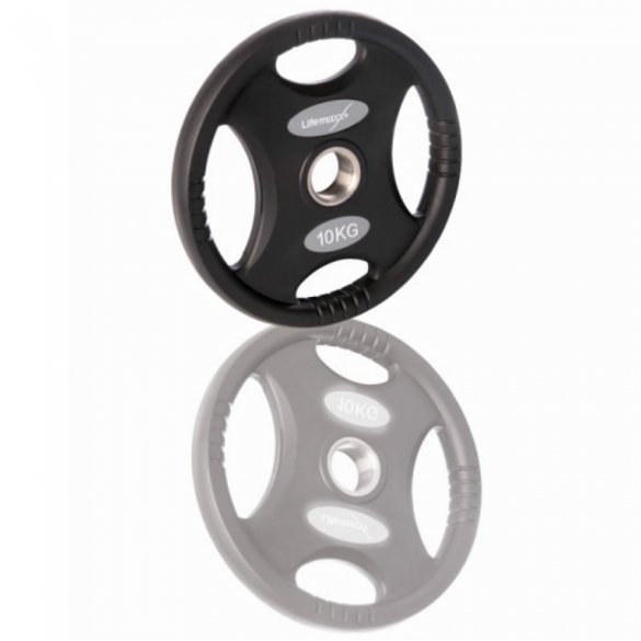 LifeMaxx Olympische halterschijf 2,5 kg 50 mm zwart (LMX 86) LMX8625KG